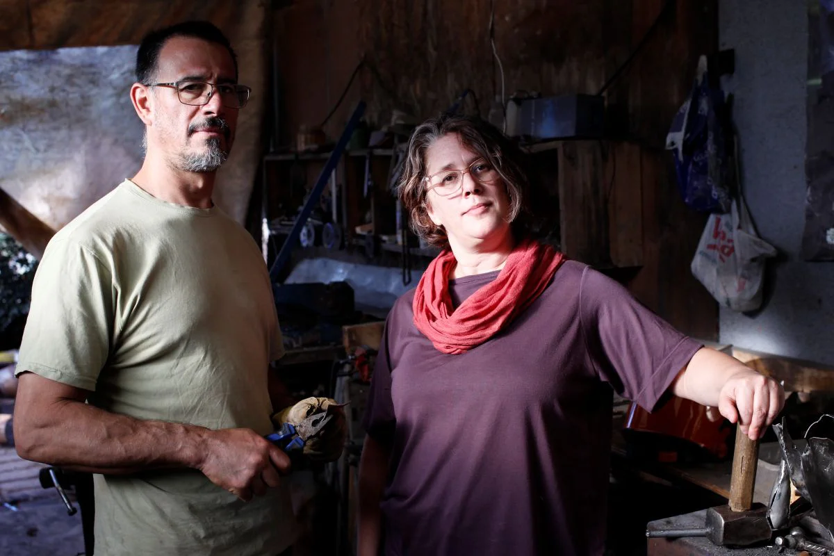 Leandro Pintos y Laura Rudman