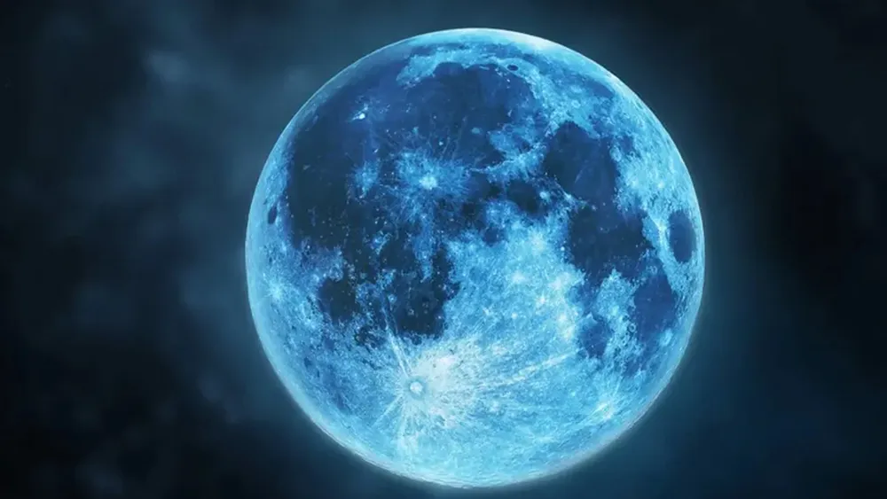 luna azul