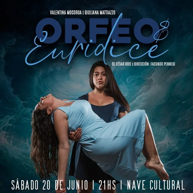 Flyer Orfeo y Euridice Nave Cultural
