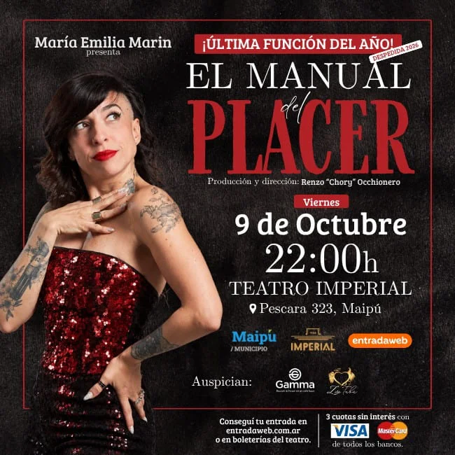 Flyer El manual edl placer función despedida